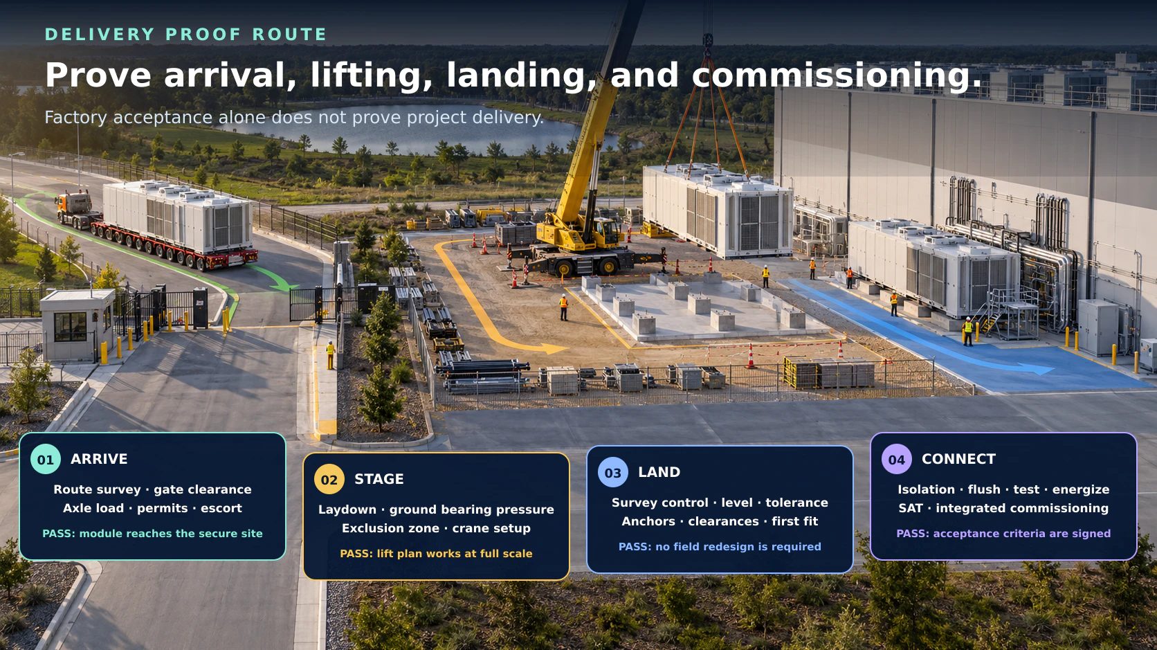 Technical architectural visual supporting Prefabricated Data Center Architecture: What Should Be Standardized and What Must Remain Site-Specific?.