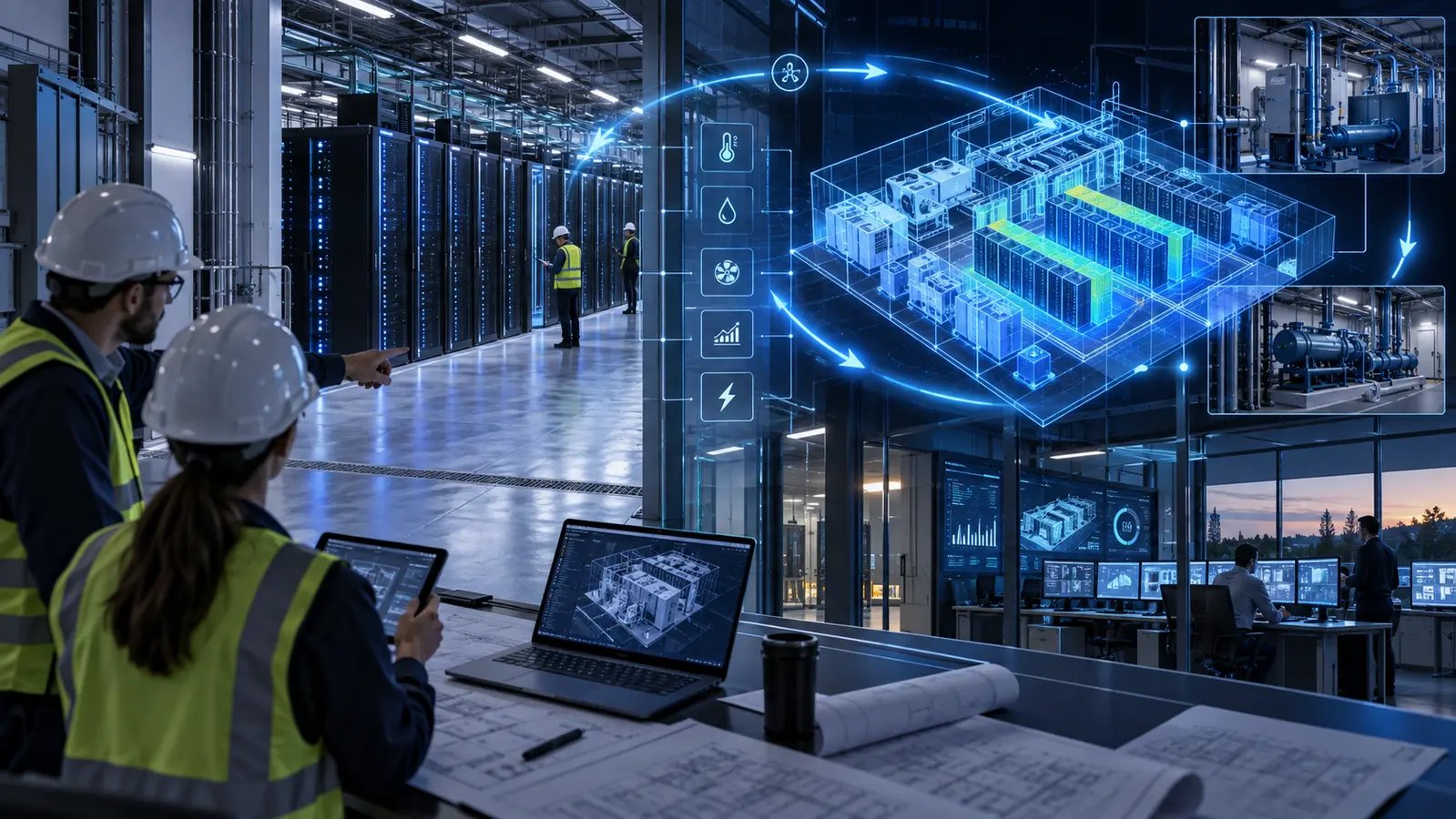The Self-Auditing Data Center: Digital Twin to Reference-Design Feedback