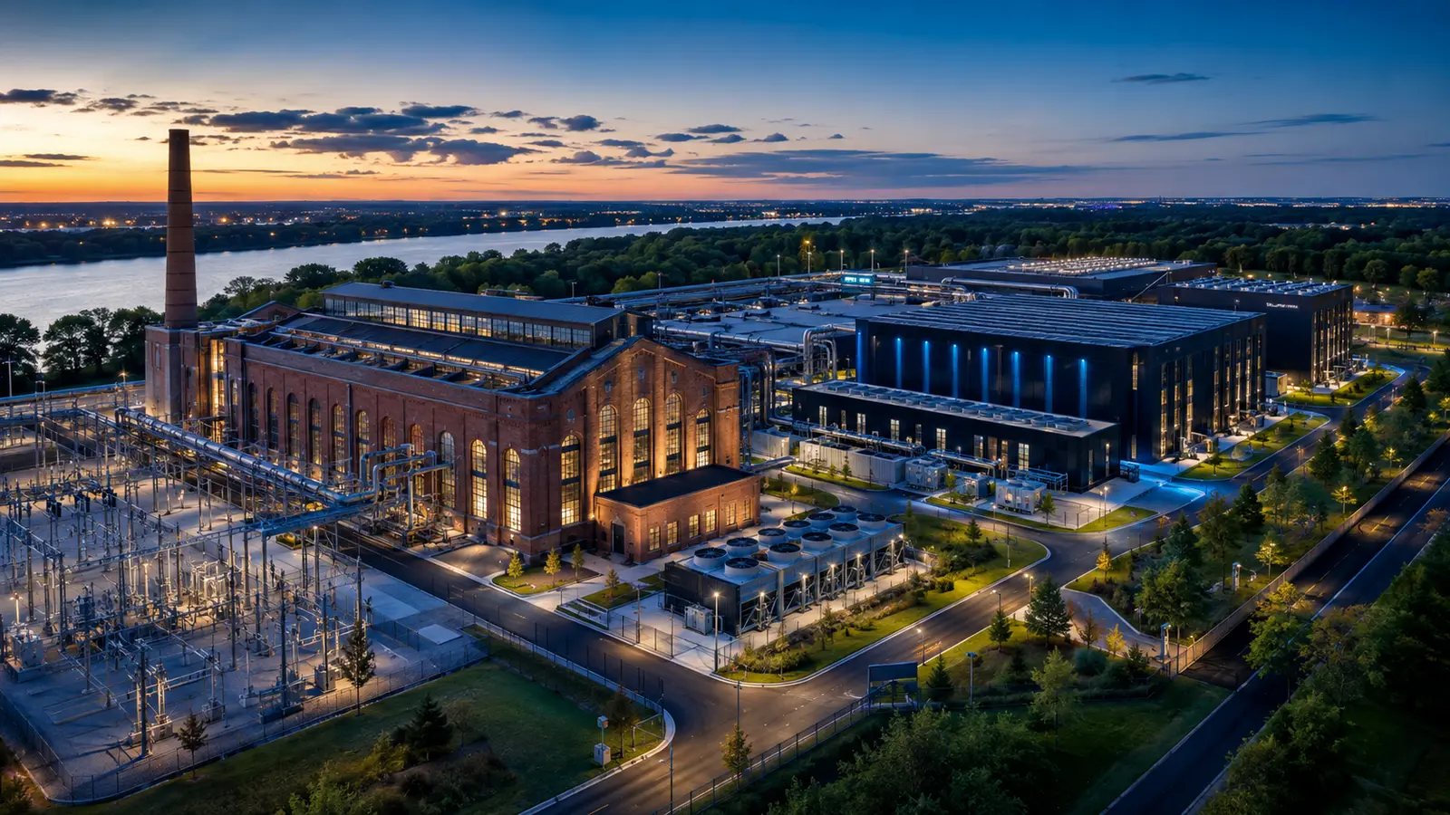 Converting Industrial Brownfields into Data Center Campuses