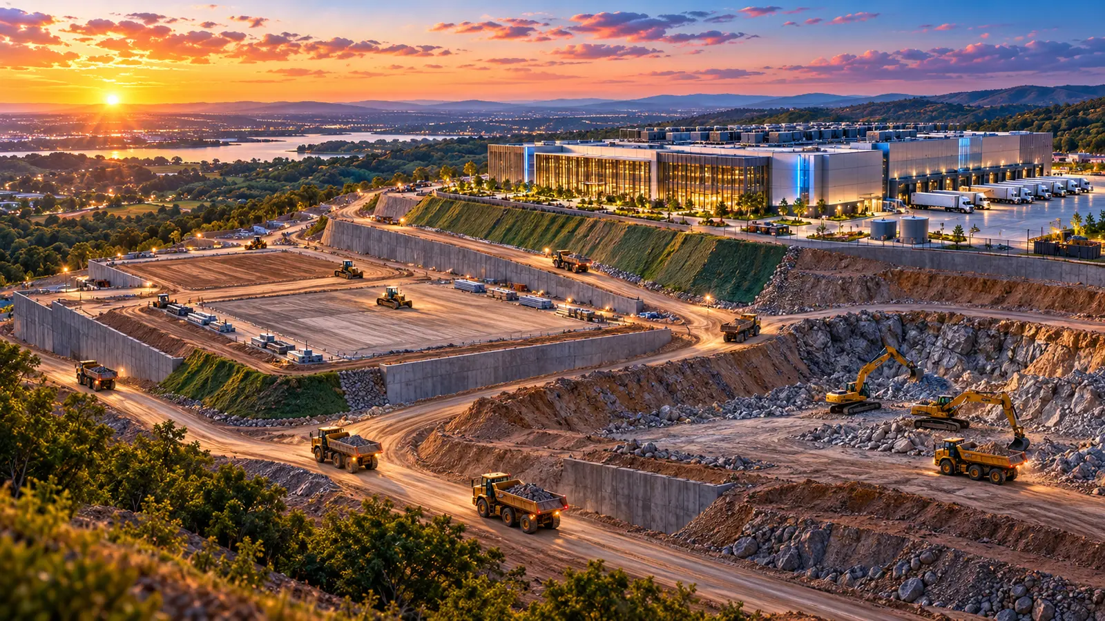 How Do Grading, Geotechnical Conditions, and Earthwork Change Data Center Site Economics?